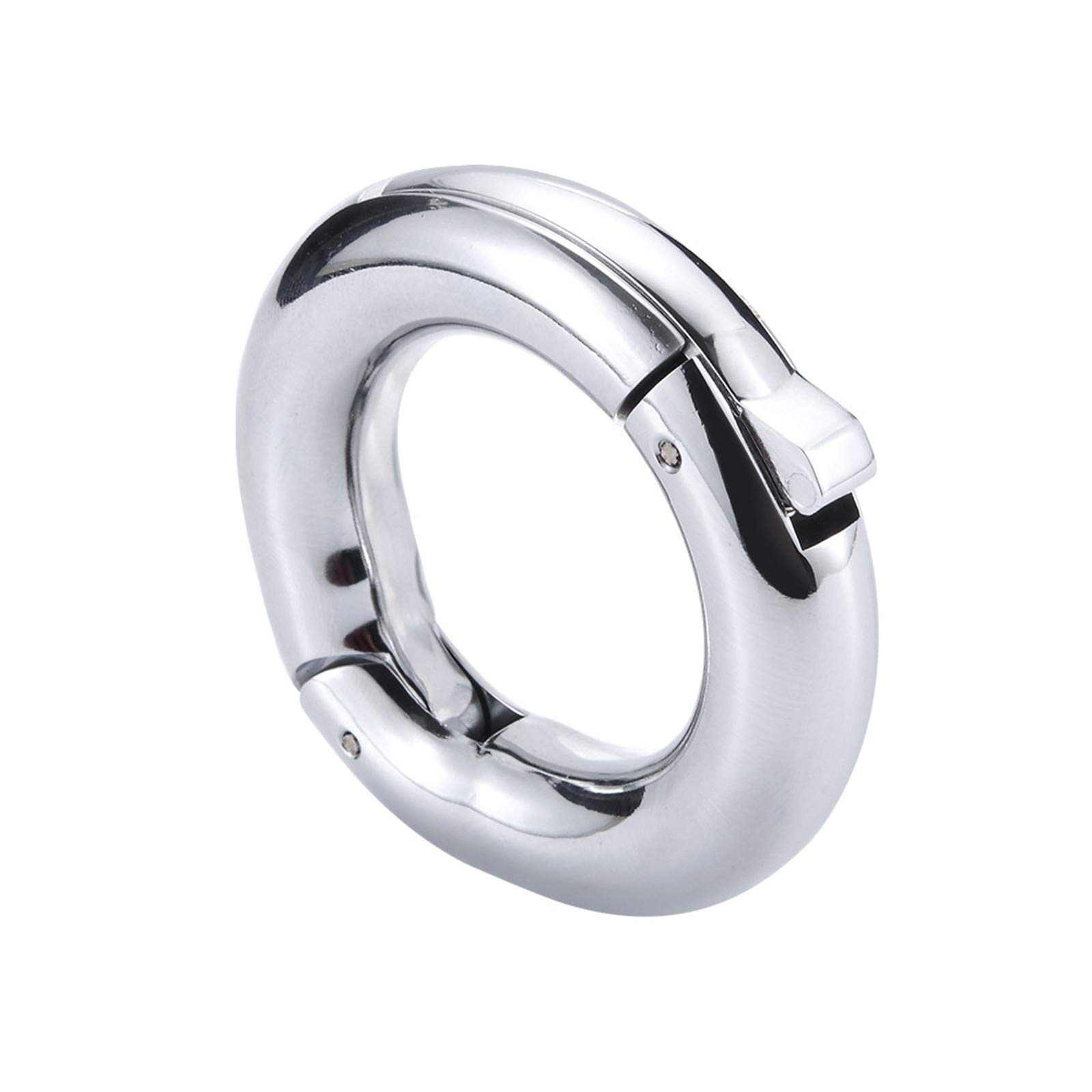 SeLgurFos Anelli del testicolo per gli uomini, diametro regolabile dell'anello del pene 30-40mm, materiale in lega di zinco Anello di ritardo del peso Anello maschile Giocattoli del sesso (small)