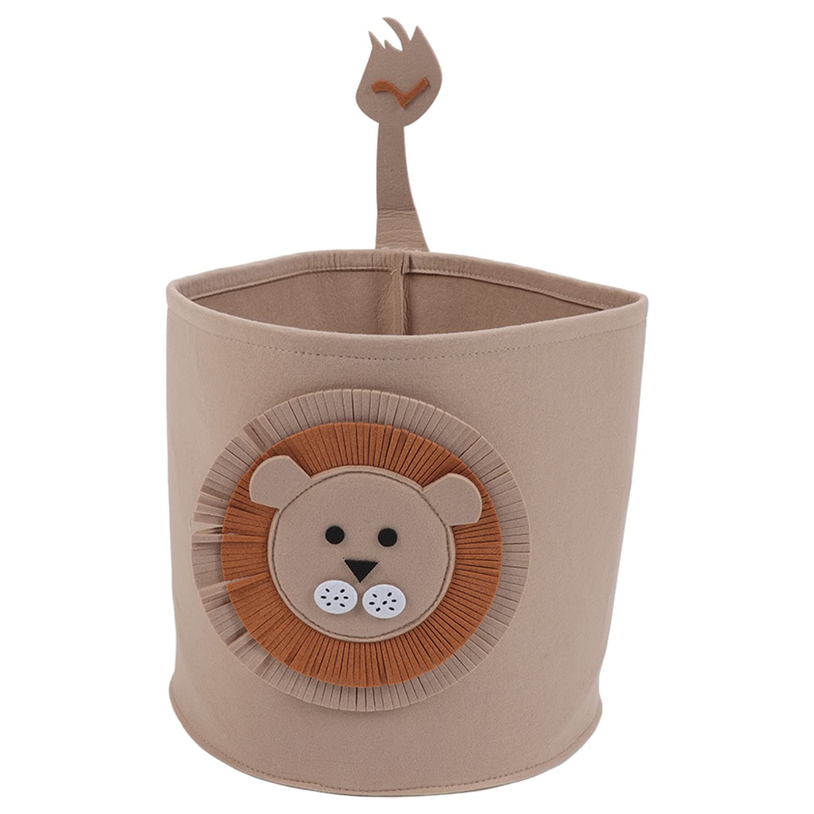 Cesto Biancheria Bambini In Cotone Con Design Animale - Pieghevole, Diametro 30cm, Per Giocattoli E Vestiti - Foto 8