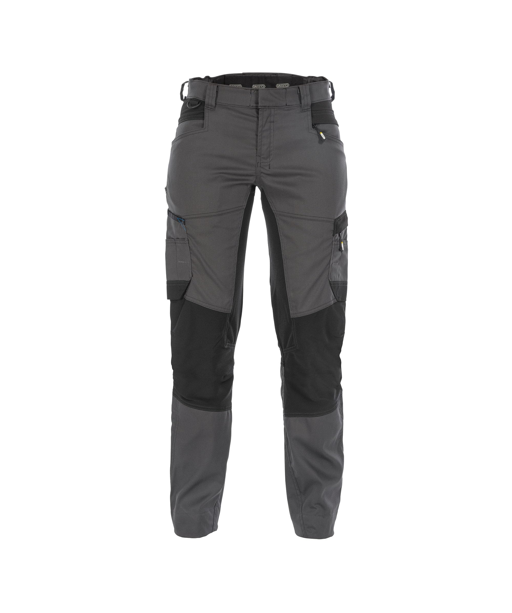 DASSY® Helix Women Stretch-Arbeitshose für Damen - Größe 50 - ANTHRAZITGRAU/SCHWARZ