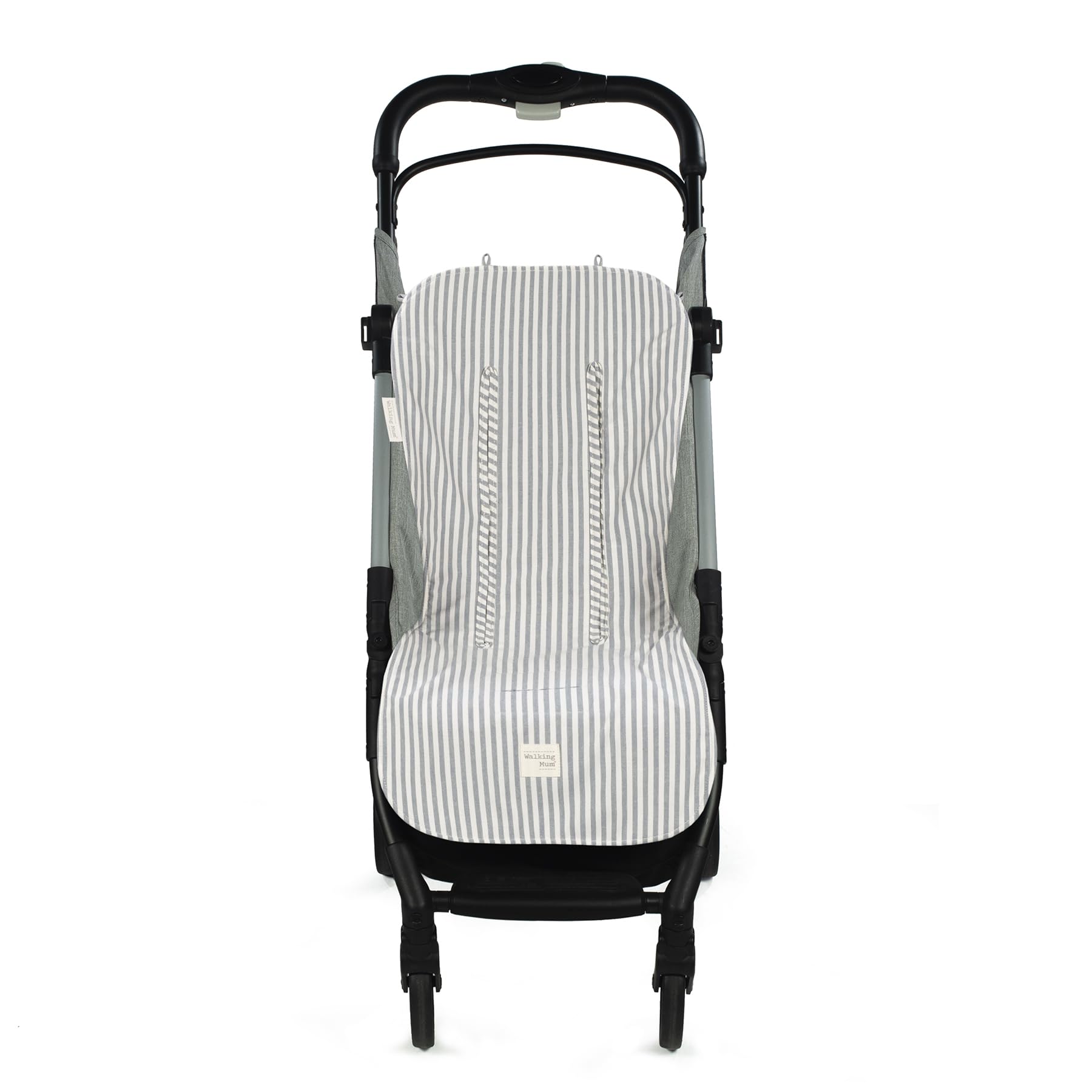 Funda colchoneta Praliné de Walking Mum (Rayas Matcha)