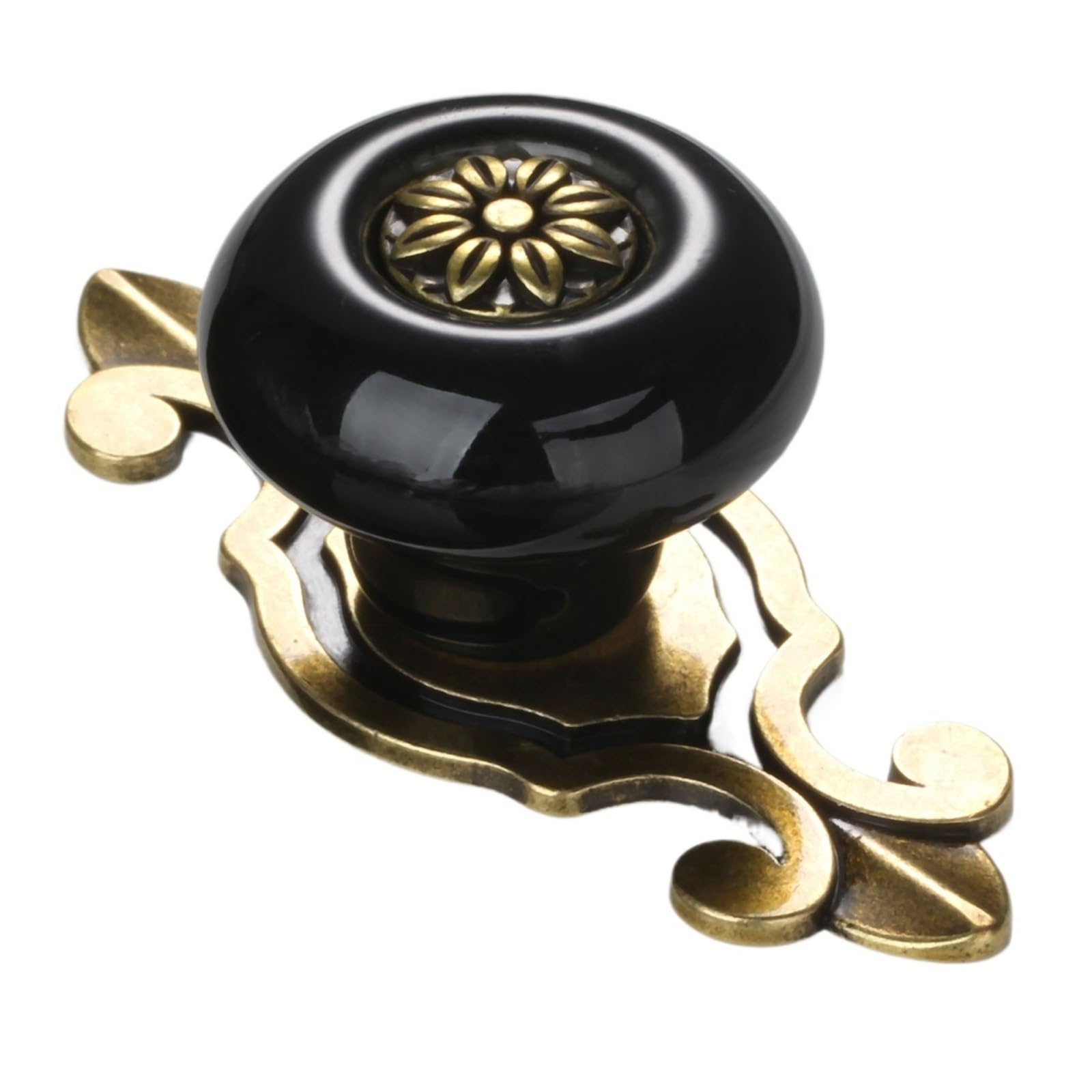 Wlihdb Color3 5Pairs Vintage Furniture Handles Ceramic Cabinet Knobs And Door Cupboard Drawer Kitchen Pull Fitting For Chest Of Drawer(Color3)