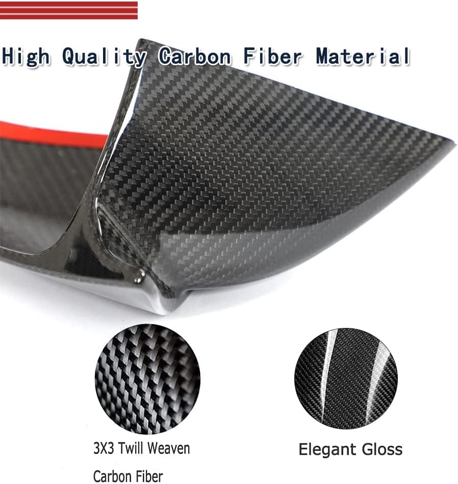 Model S Dry Carbon Fiber Side View Mirror Covers for Tesla Model S Sedan 4 Door 2021-2023 2pcs/pair Rearview Mirror Caps Add on Style Factory Outlet