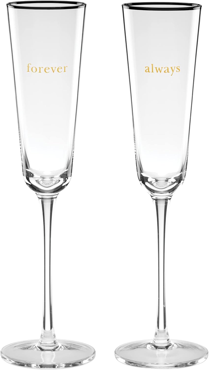 Kate Spade Cheers to Us Always & Forever Toasting Flute