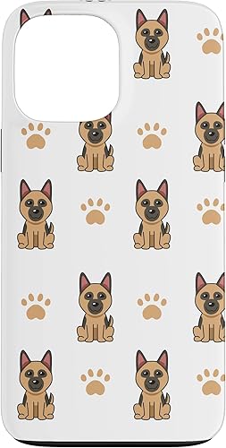 Funda con diseño de pastor alemán para iPhone 13 Pro Max