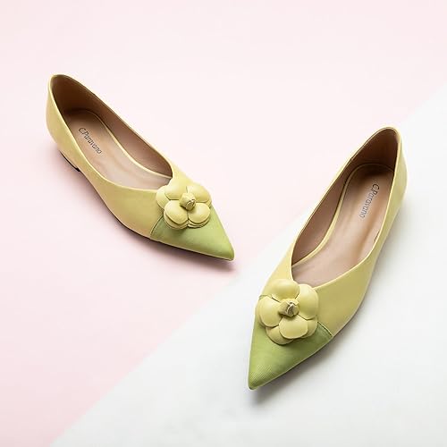 Miniatura 2 de C.Paravano Zapatos planos de ballet Zapatos planos elegantes para mujer Diseño plano puntiagudo para mujer