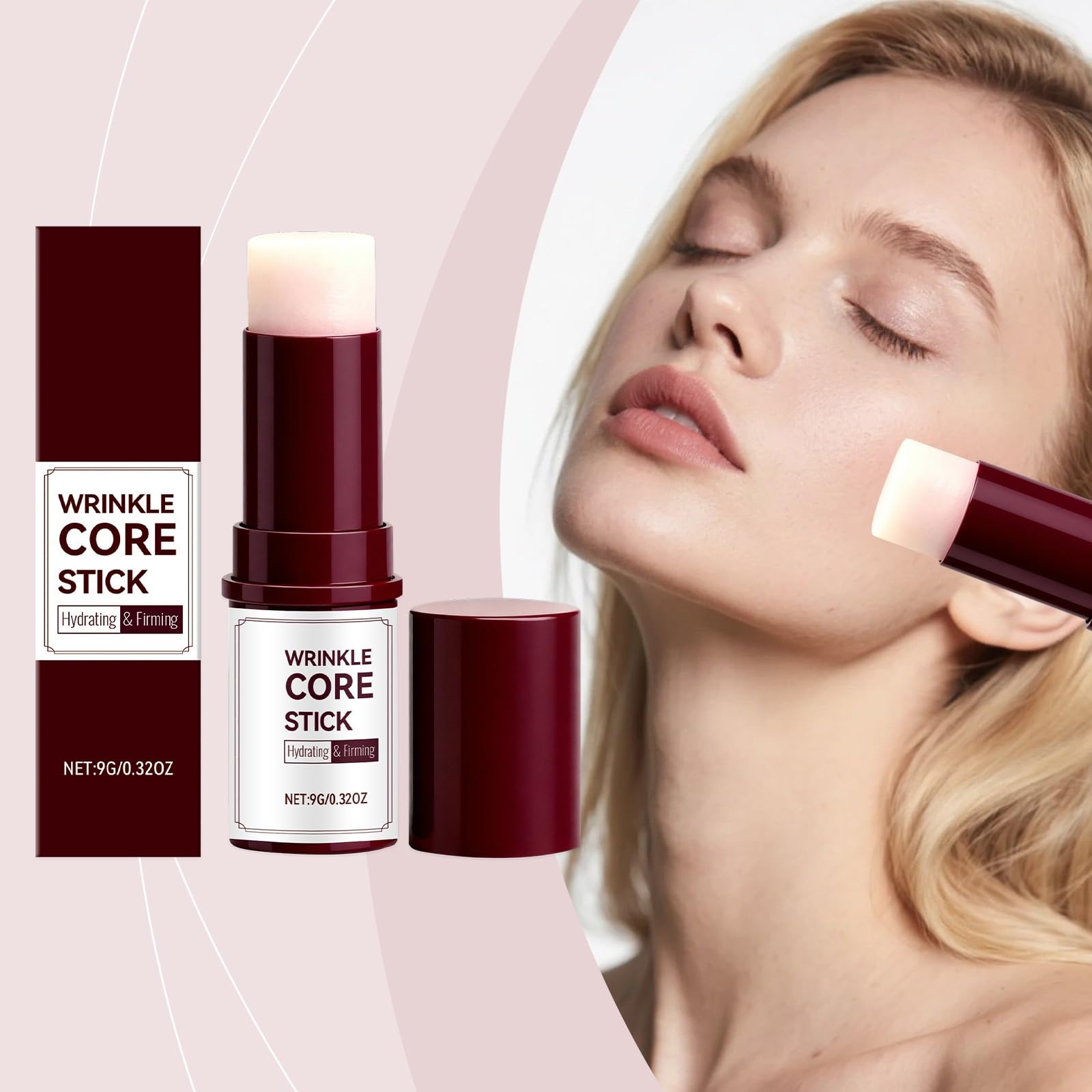 Calcium Volume Multi Balm Stick, stick al retinolo, balsamo labbra al calcio Multi Balm Sti/ck, crema idratante per le rughe, anti-età, rimpicciolimento, rassodante, occhi, collo e viso (12 pezzi)