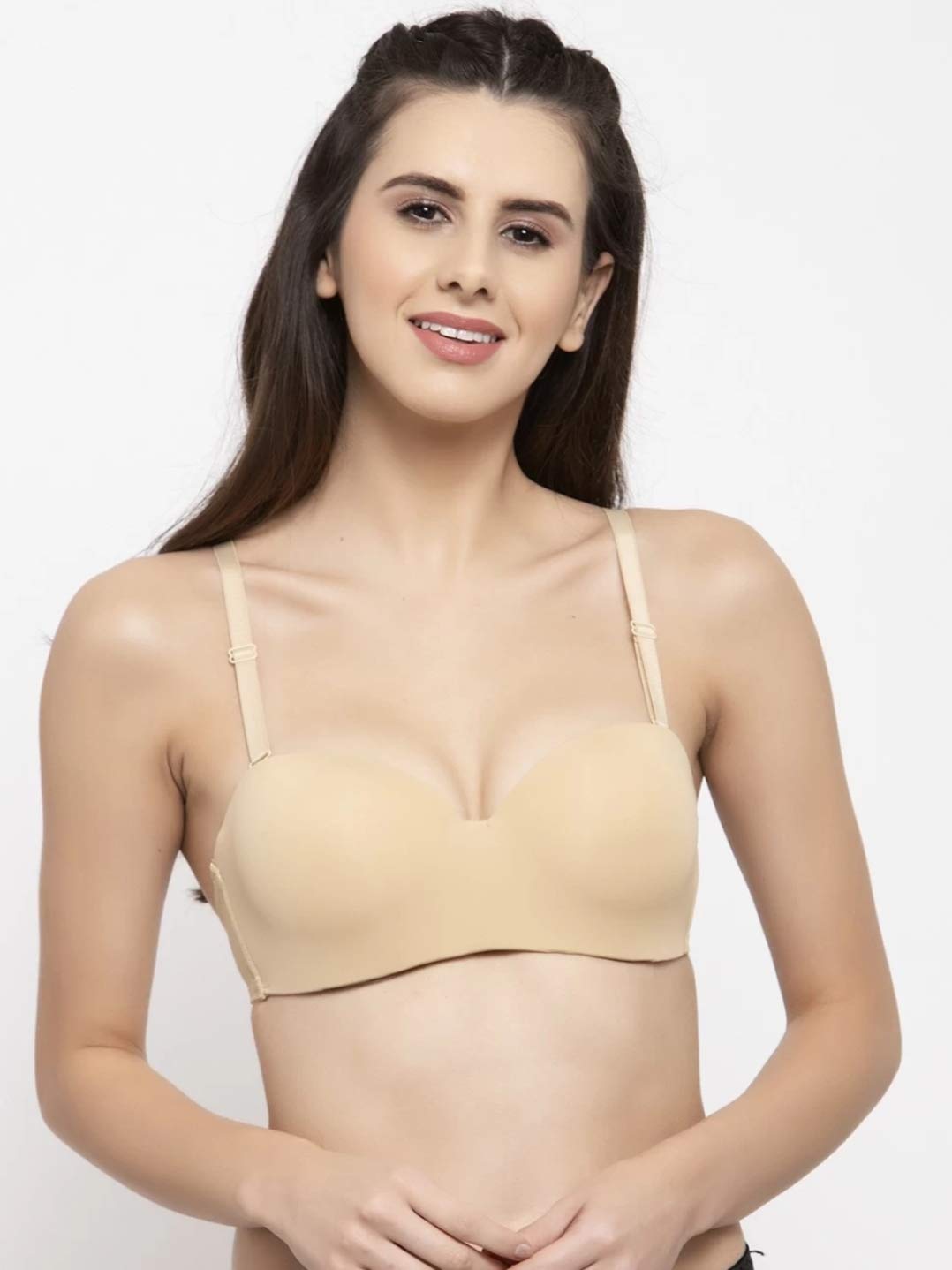 Voler Haut Women's Poly Cotton Lightly Padded Underwire T-Shirt Bra-picture-21