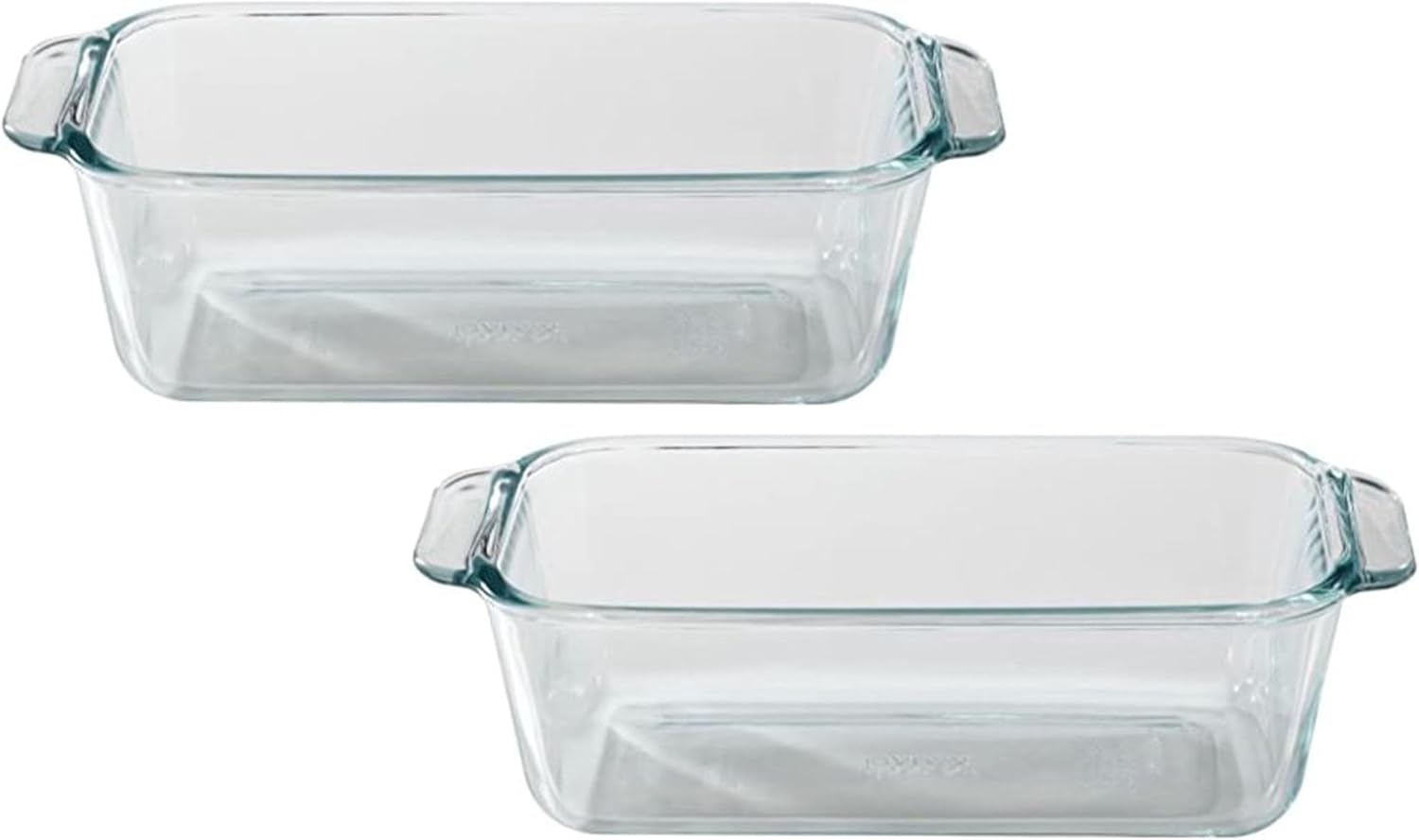 Pyrex 1.5-Quart Clear Basics Glass Loaf Pan (Set of 2) 1.5 Quart Clear - Image 1 of 3