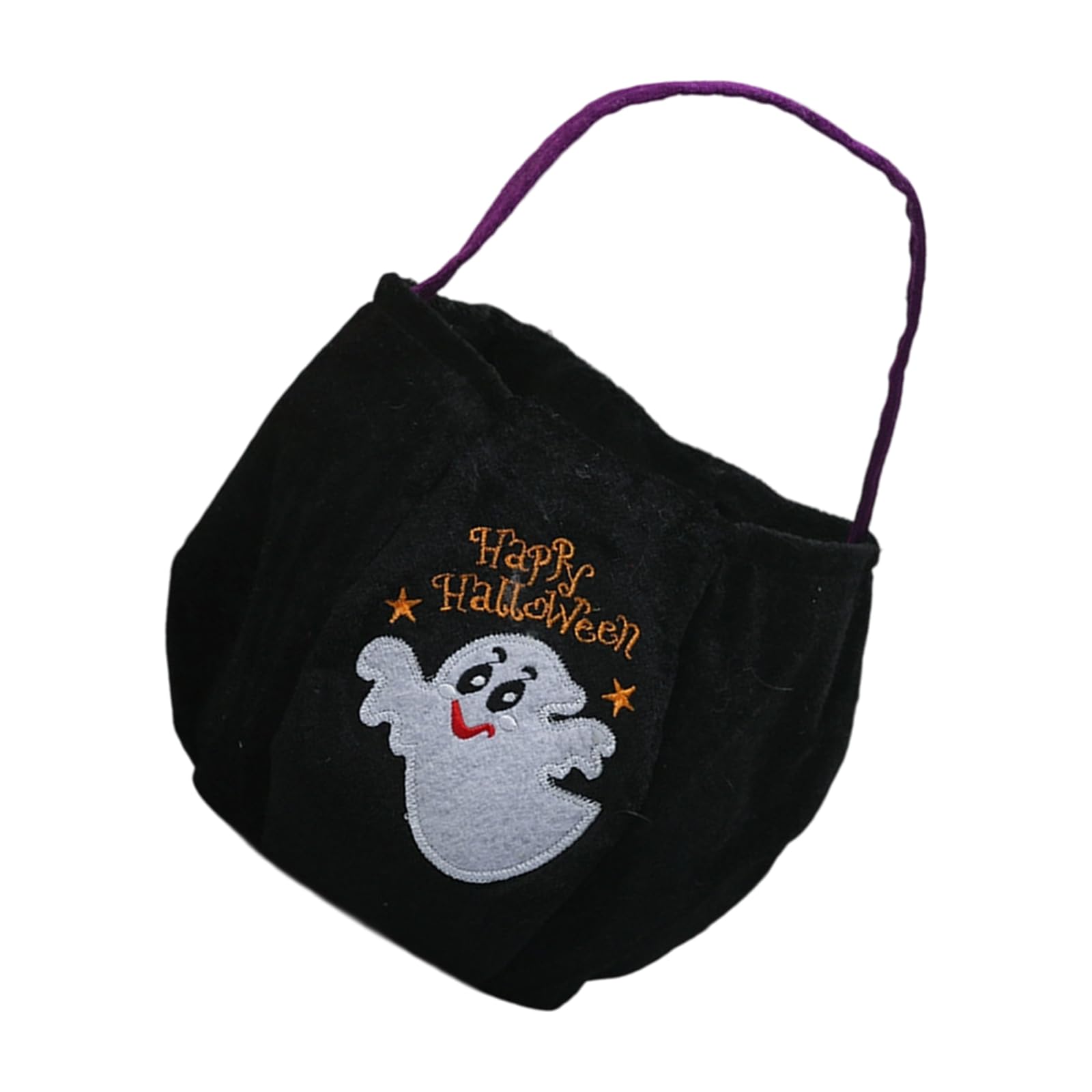 Kalttoy Holiday Season Velvets Candy Bag Oversized Pumpkin Design Seasonal Party Essential Party Accessory for Candy Collection Gatherings Halloween Favor Bags