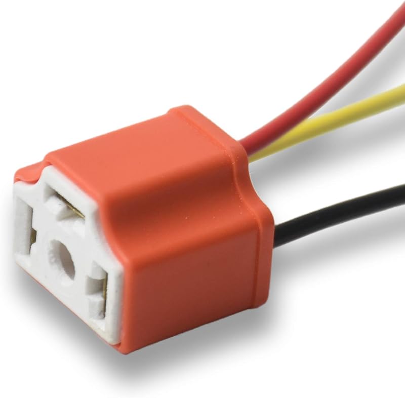 Adaptador de relé de seta LED DKMOTORK com soquete de 3 pinos para conversão CF13/CF14 – 1 unidade