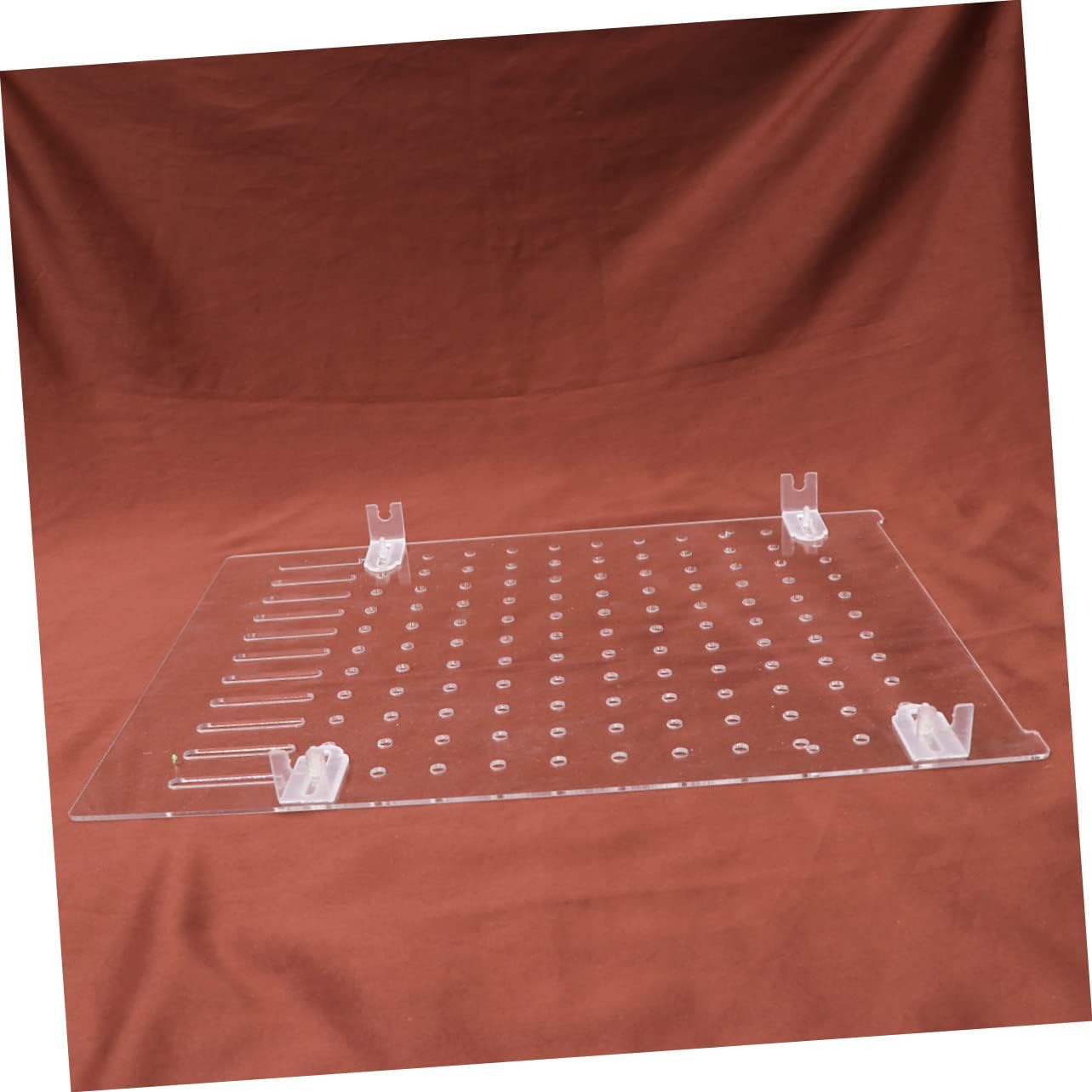 Fish Tank Isolation Board 30x30cm Acrylic Segregation Plate Fish Tank Divider with Clips