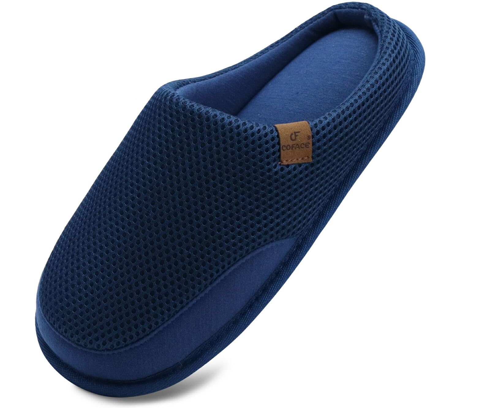 COFACE Pantofole da Uomo Invernali Calde Ciabatte da Casa Comoda Memory Foam Feltro Scarpe con Antiscivolo Suola Taglia 40-49