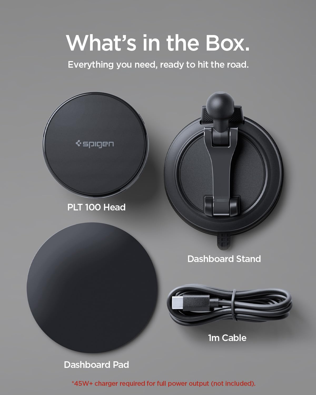 Spigen CryoMax MagFit Qi2.2 25W Chargeur Induction Voiture MagSafe | [Refroidissement Peltier, Câble 1 m Inclus] Support Téléphone Magnétique pour iPhone 17 16 15 14 13 12 - Tableau de bord