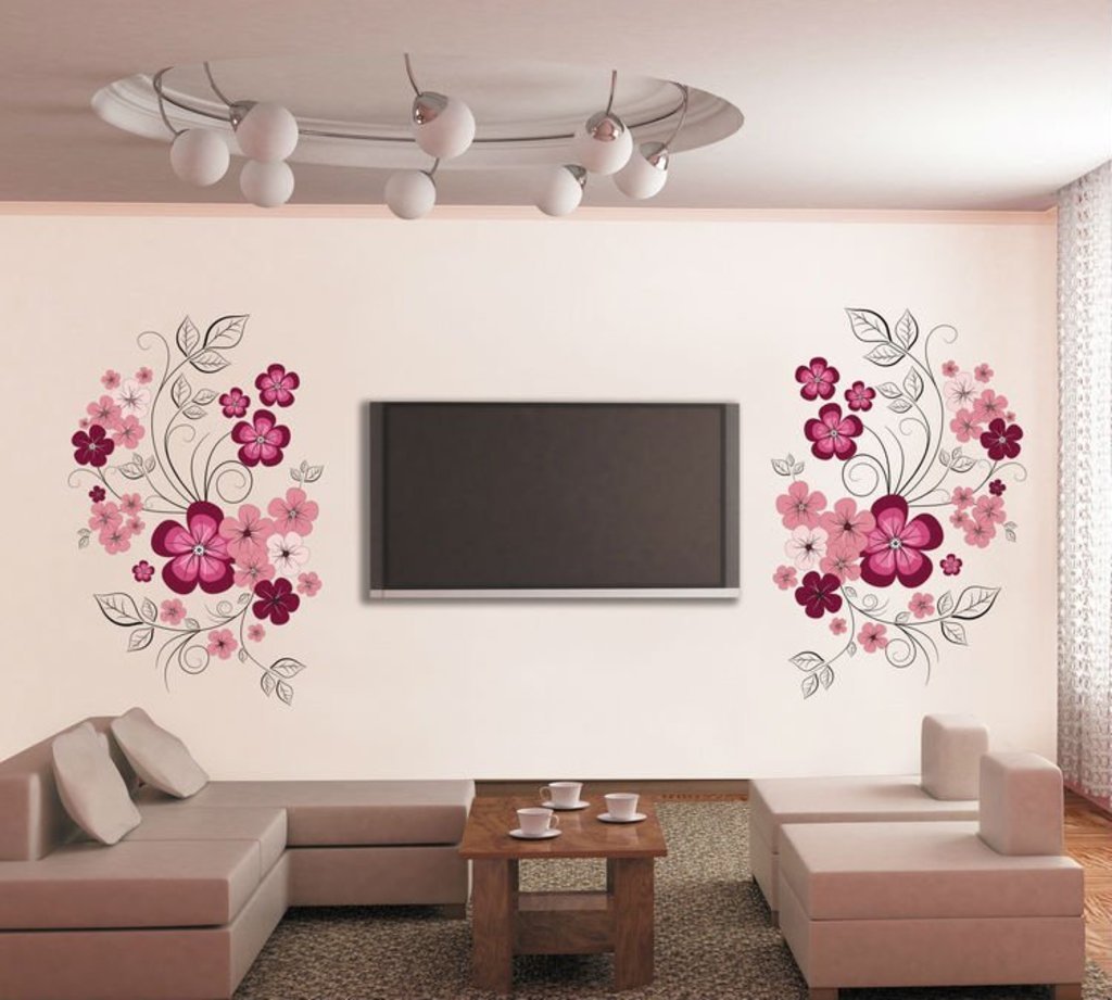 Akki Wold Flowers with Vine Wall Sticker for for Kids Room, Bedroom, Living Room, Office,(Size -30 Cm X 90Cm) (B0BQWJ1K6P) Amazon Price History, Amazon Price Tracker