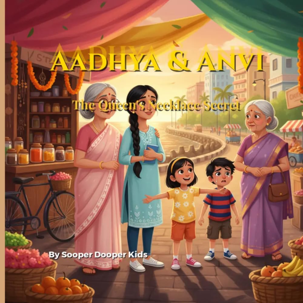 Aadhya & Avni Queen's Necklace Mystery: Indian Sister Detective Series (Aadhya & Avni Sister Detective Series)