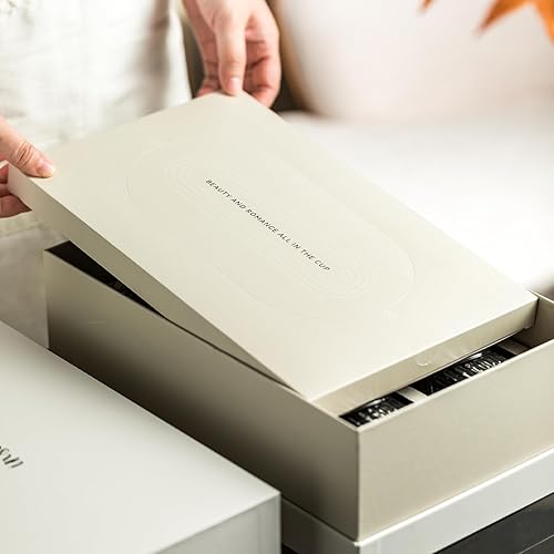 Miniatura 6 de INSETLAN Cristalería vintage Art Deco  Juego de 4 tazas de vidrio  Vasos de cóctel de fondo grueso de 14 onzas, caja fabulosa de vidrio Highball,