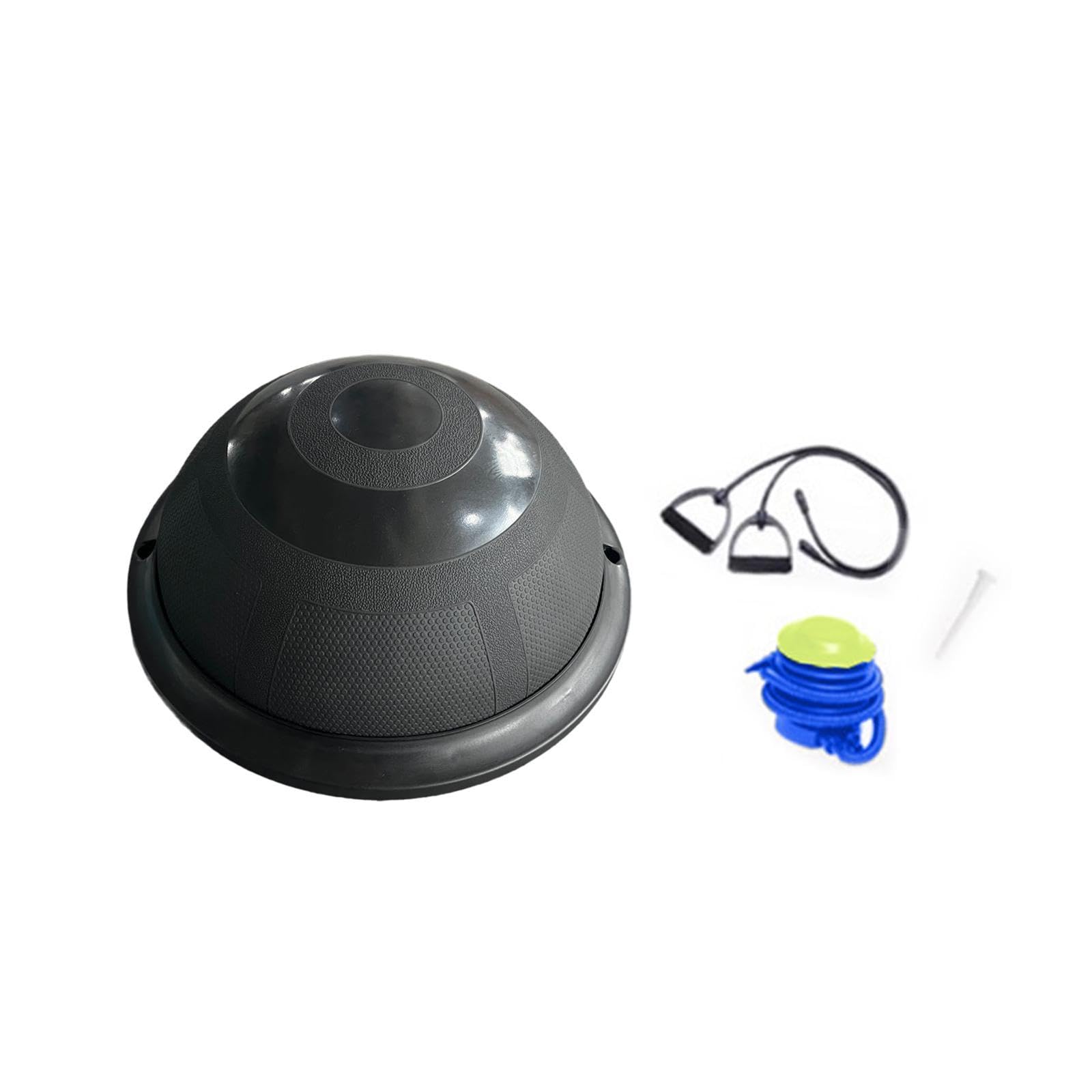 Inflatable Balance Board 18 inch Exercise Workout Ball for Workout Yoga Home Black | Sporting Goods | Fitness Running & Yoga | Fitness Equipment & Gear | Exercise Balls-image-41