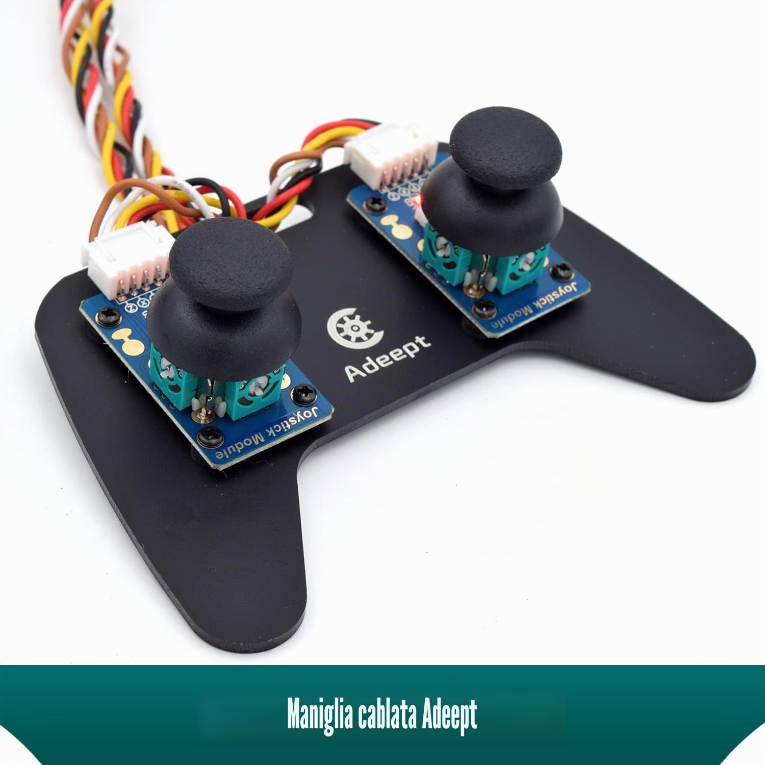Adeept Kit braccio robotico 5-DOF per Raspberry Pi 4 B 3 B+ B A+, programmabile fai da te codifica STEM braccio robot educativo a 5 assi con codice Python e tutorial (PDF) (nero)