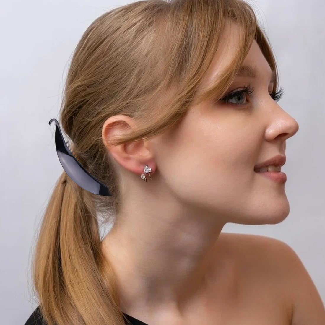 12 fermagli a banana, pettini classici da donna, clip a banana anni '90, accessori per capelli per acconciatura, pettine vintage per coda di cavallo a forma di pesce