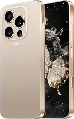 Teléfono celular desbloqueado de 16 pm, pantalla HD de 6.99 pulgadas, teléfono 5G de 16+512 GB desbloqueado, Android 14.0, cámara de zoom de 68+108