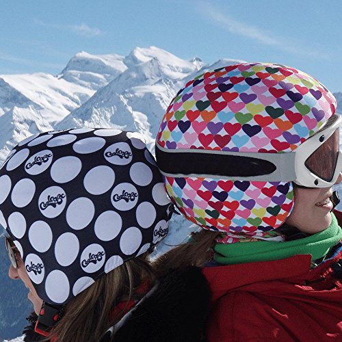 Funda para casco de esquí con ajuste universal elástico y bonita decoración 3