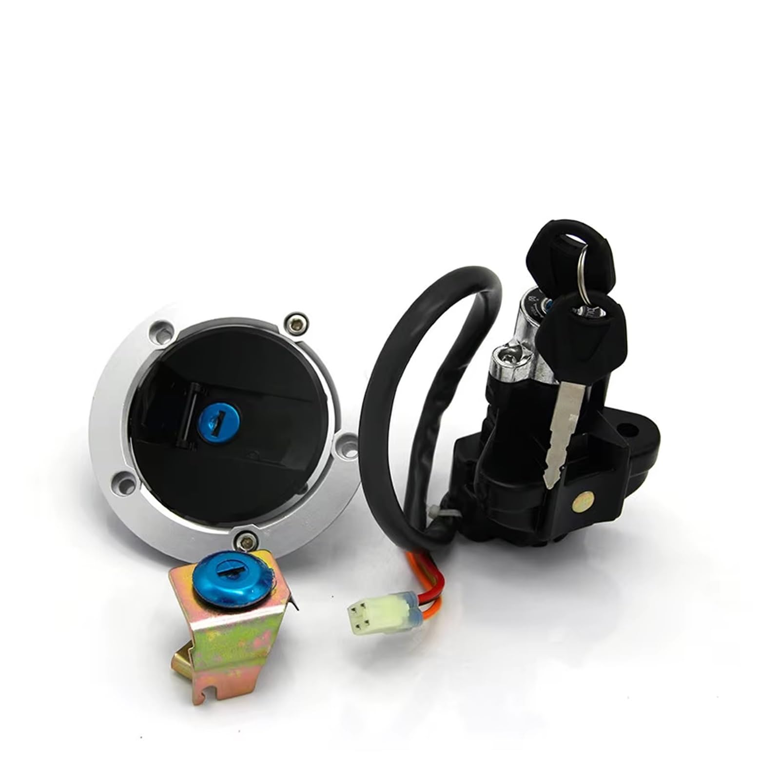 Blocchetto Accensione Moto Per Suzuki SV650 SV650A ABS SV650SF SV650S Moto Interruttore Chiave Accensione Tappo Carburante Gas Serratura Sella Kit 37000-16891