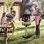 ORALNER Electric Grill Outdoor/Indoor, 15-Serving Electric Barbecue Grill w/Round Lid, Removable Non-Stick Grilling Rack, Oil Drip Tray, 1600W Portable Standing BBQ Grill for Apartment Balcony Patio