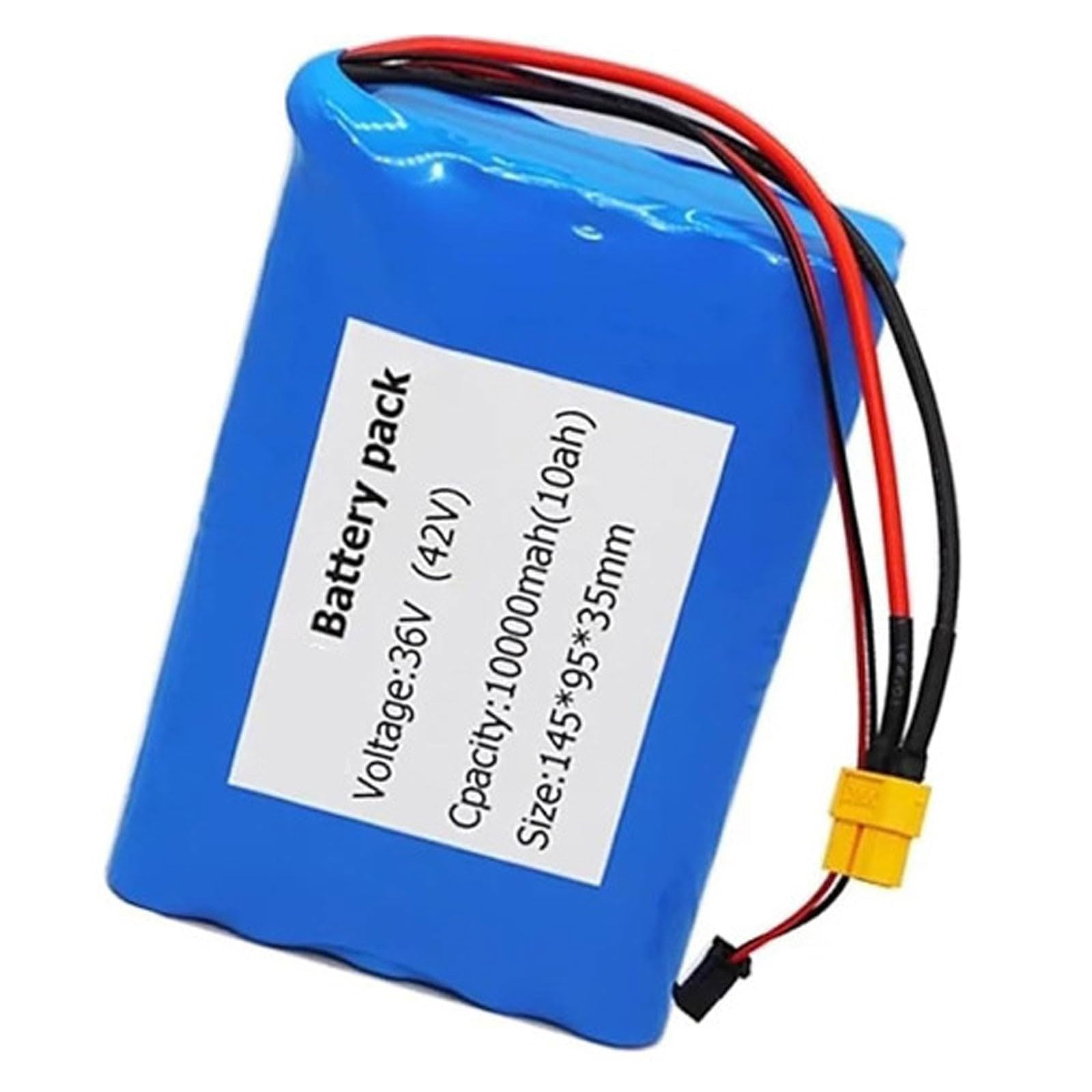 36V 10Ah 10S2P Ebike Batteria Batteria per bicicletta elettrica Impermeabile PVC con Caricatore Batteria ricaricabile agli ioni di litio per 200W 350W 500W Motore 36V 10Ah,XT60+SM