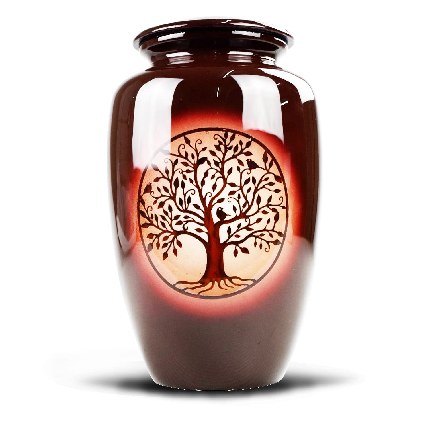 Sterling Ventures Large Urns for Ashes Memorial and Funeral Urns Keepsake Urns (Classic Tree of Life)
