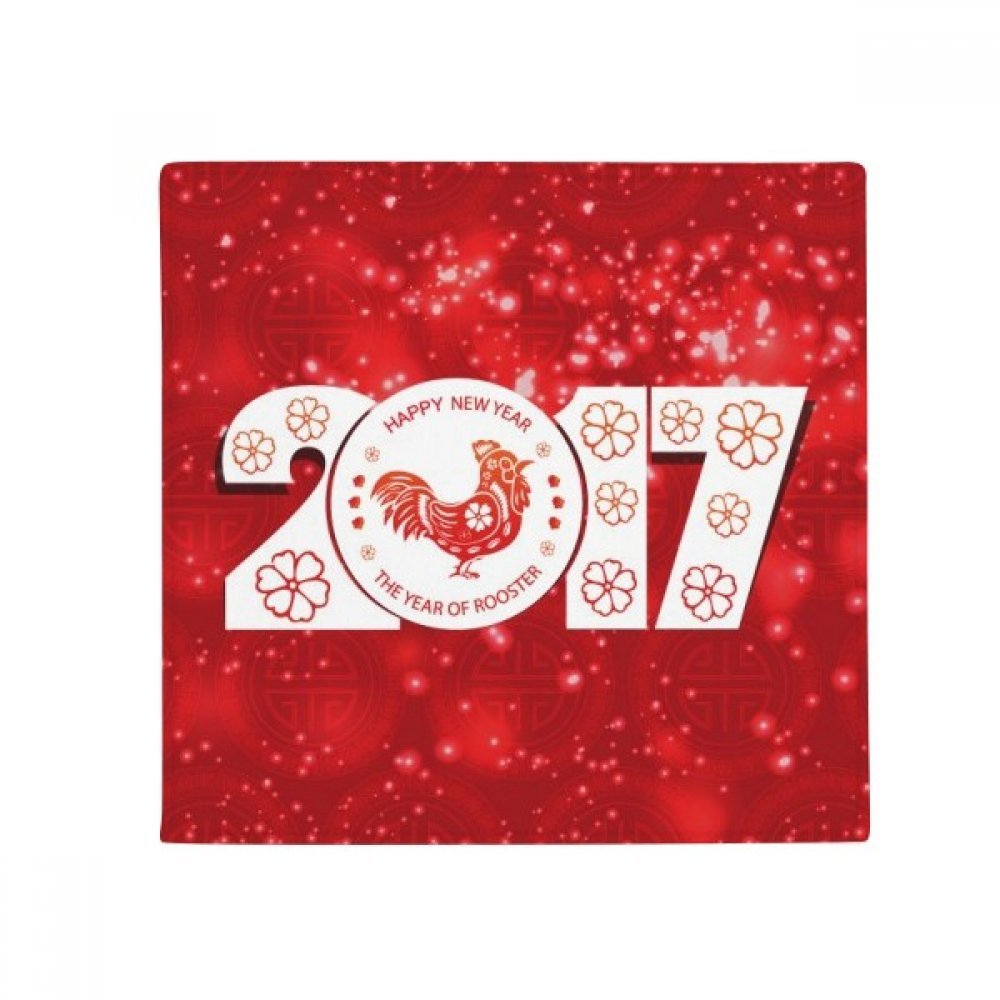 Tapis de sol Noël élan rond 60cm en treillis antidérapant multicolore