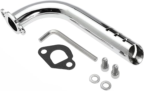 Tubo de escape para Predator 212cc 196cc GX160 GX200, para Baja Warrior MB165 MB200 y para Coleman CT200U BT200X CT200U para Motovox MBX20 Go Kart