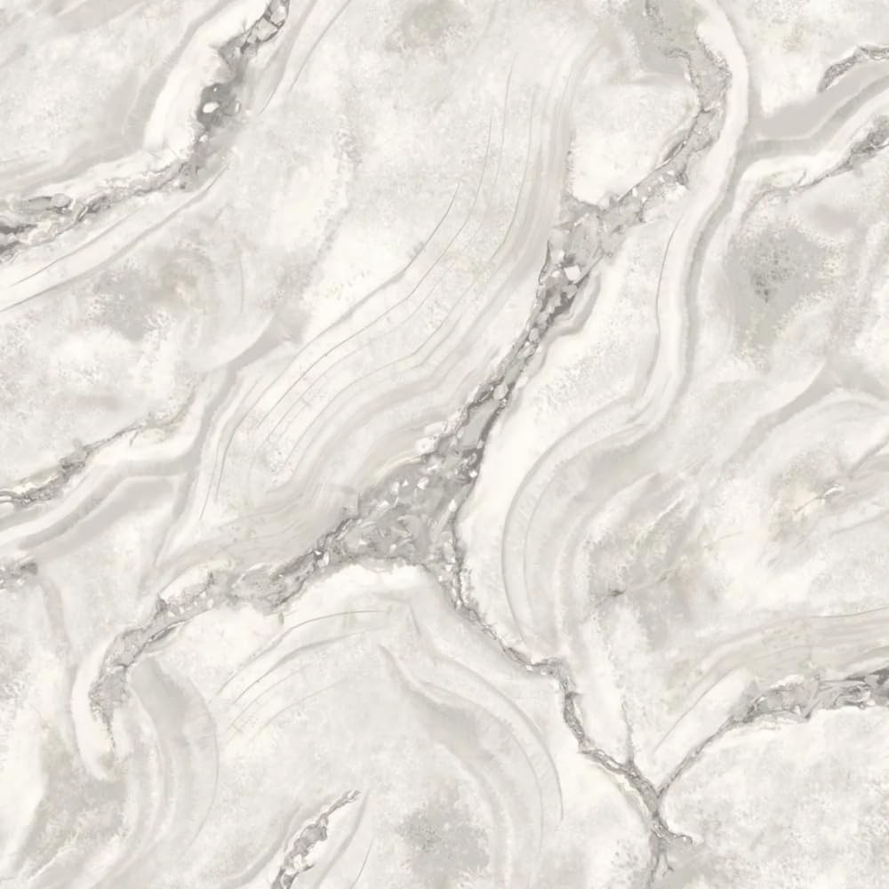 Grey Vasari Agate Marble Vasari Palmetto Italian Vinyl Wallpaper 529463