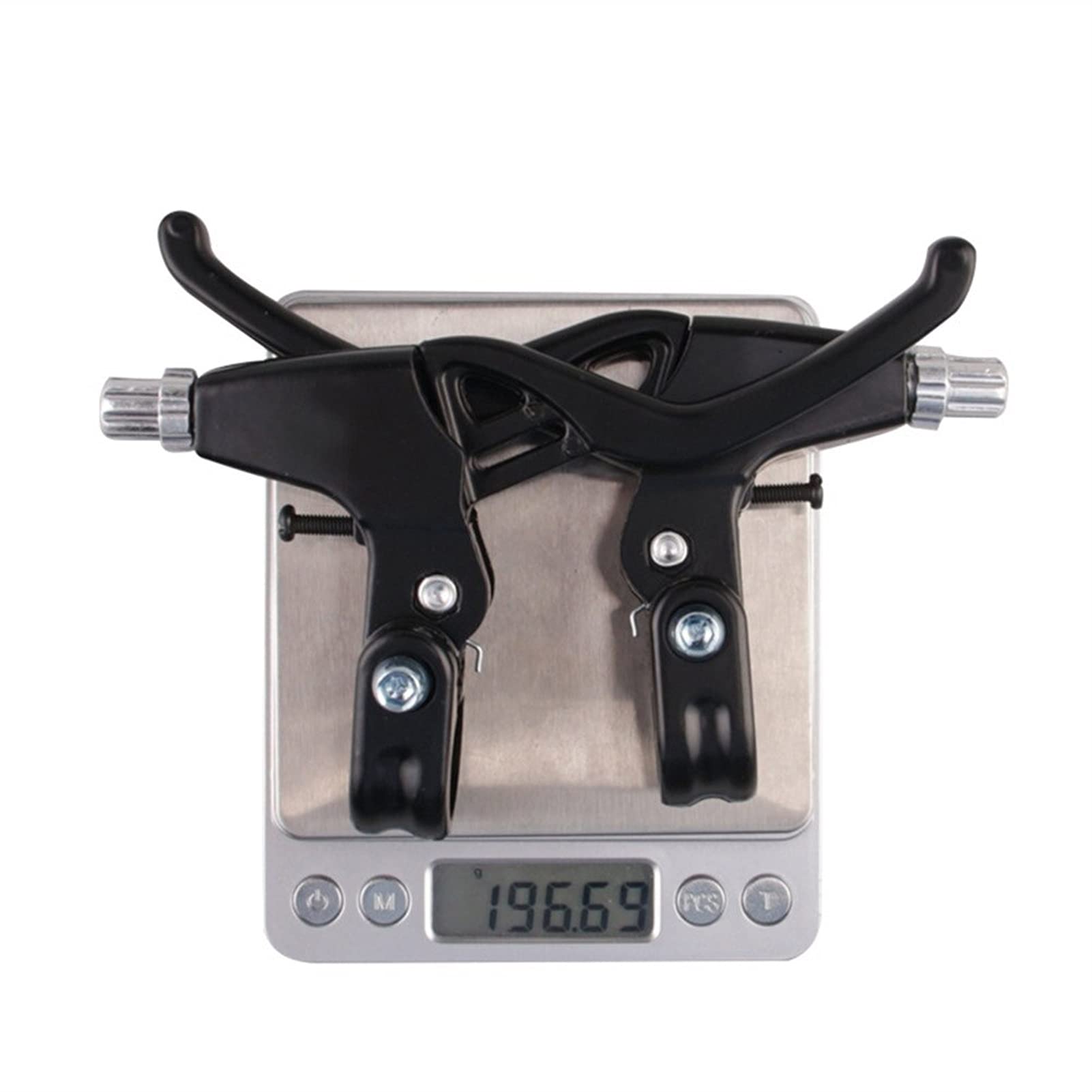 Leva del freno per bici 2 pezzi maniglia leggera per leva del freno per bici mountain MTB bicicletta leve freno in lega maniglia del freno per moto parti di bicicletta (colore: nero)
