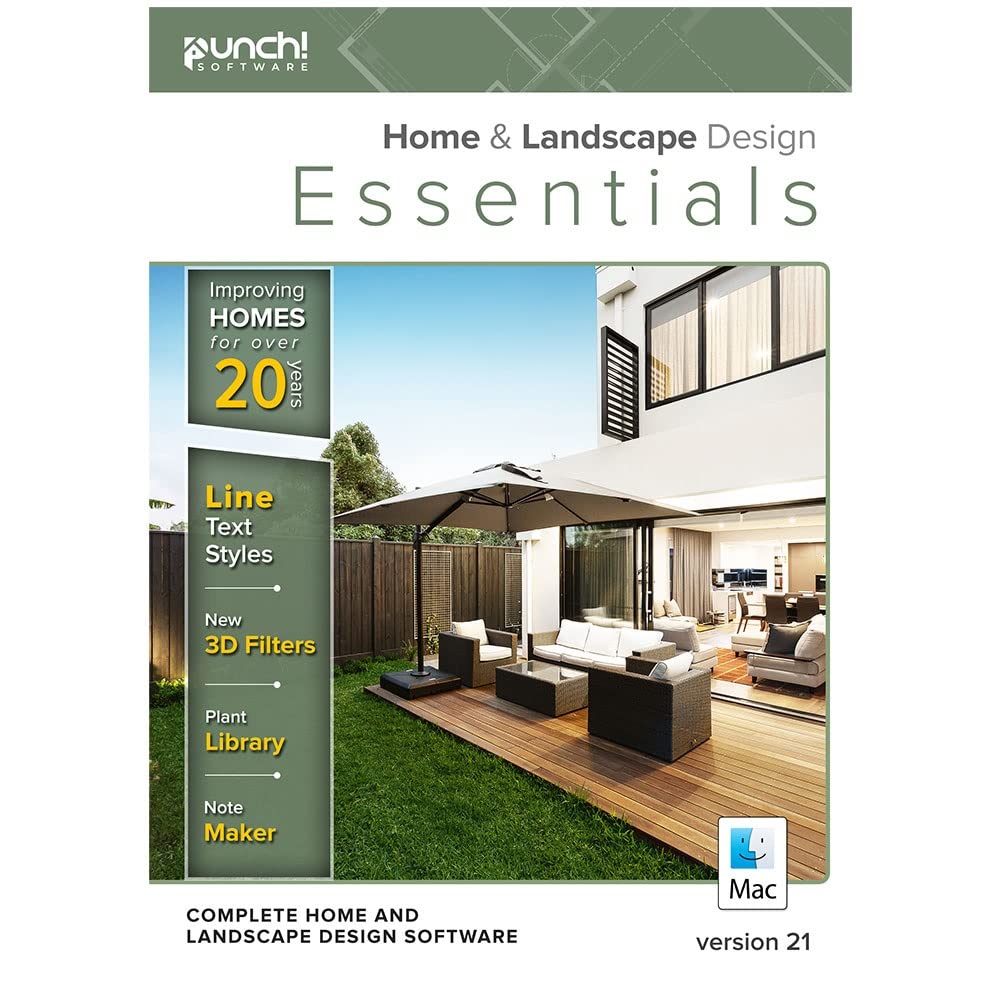 Punch Home & Landscape Design Essentials v21 [Mac Download]