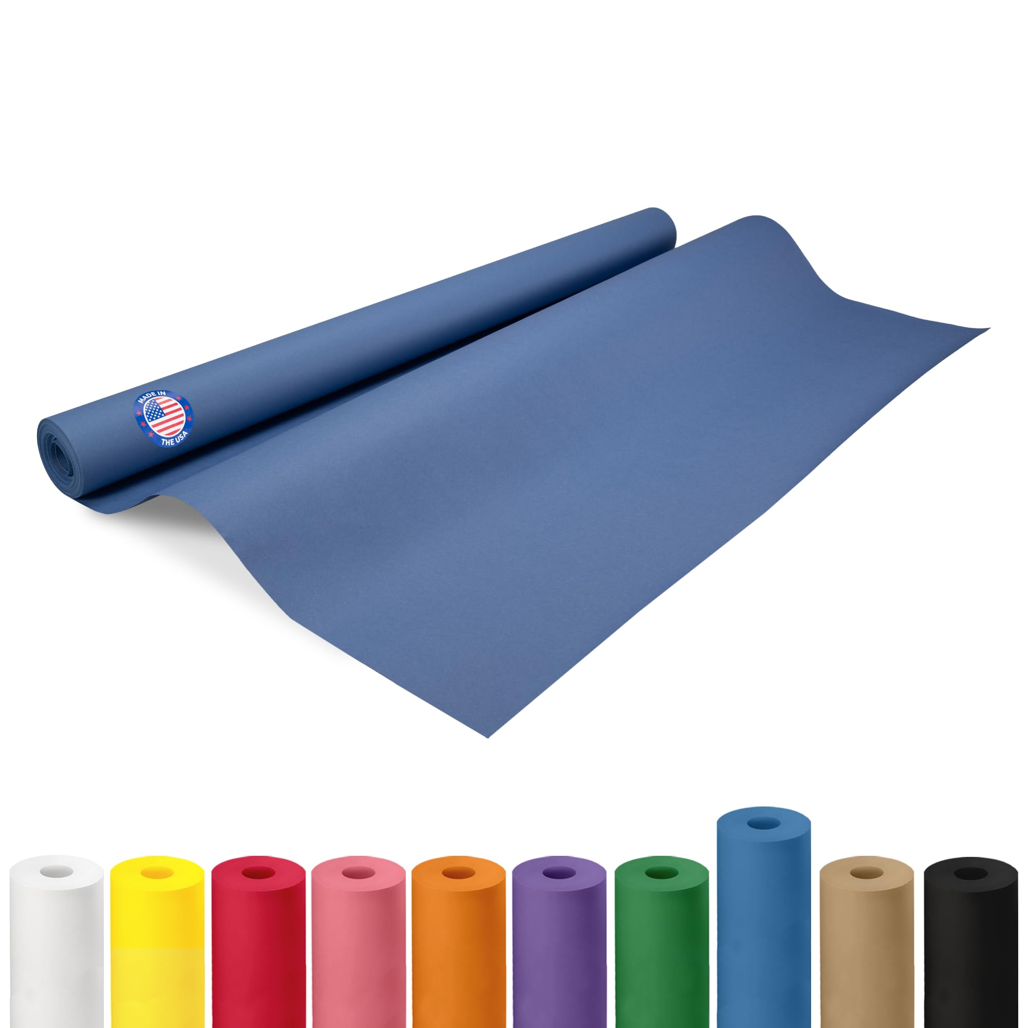 Papier kraft bleu grand format 91,4 cm pour protéger et emballer vos objets
