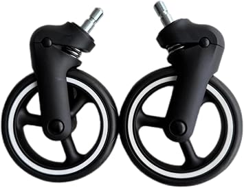 1PAIR Wheel for GB Pockit + All City Baby Buggy with Bearing Axle Goodbaby Stroller Accessories Pushchair Back TyreFront
