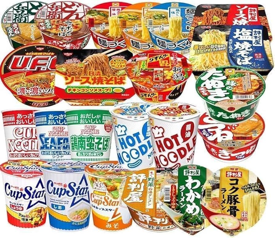 Amazon.co.jp: 人気 カップ麺 12種類 詰め合わせ セット 12個