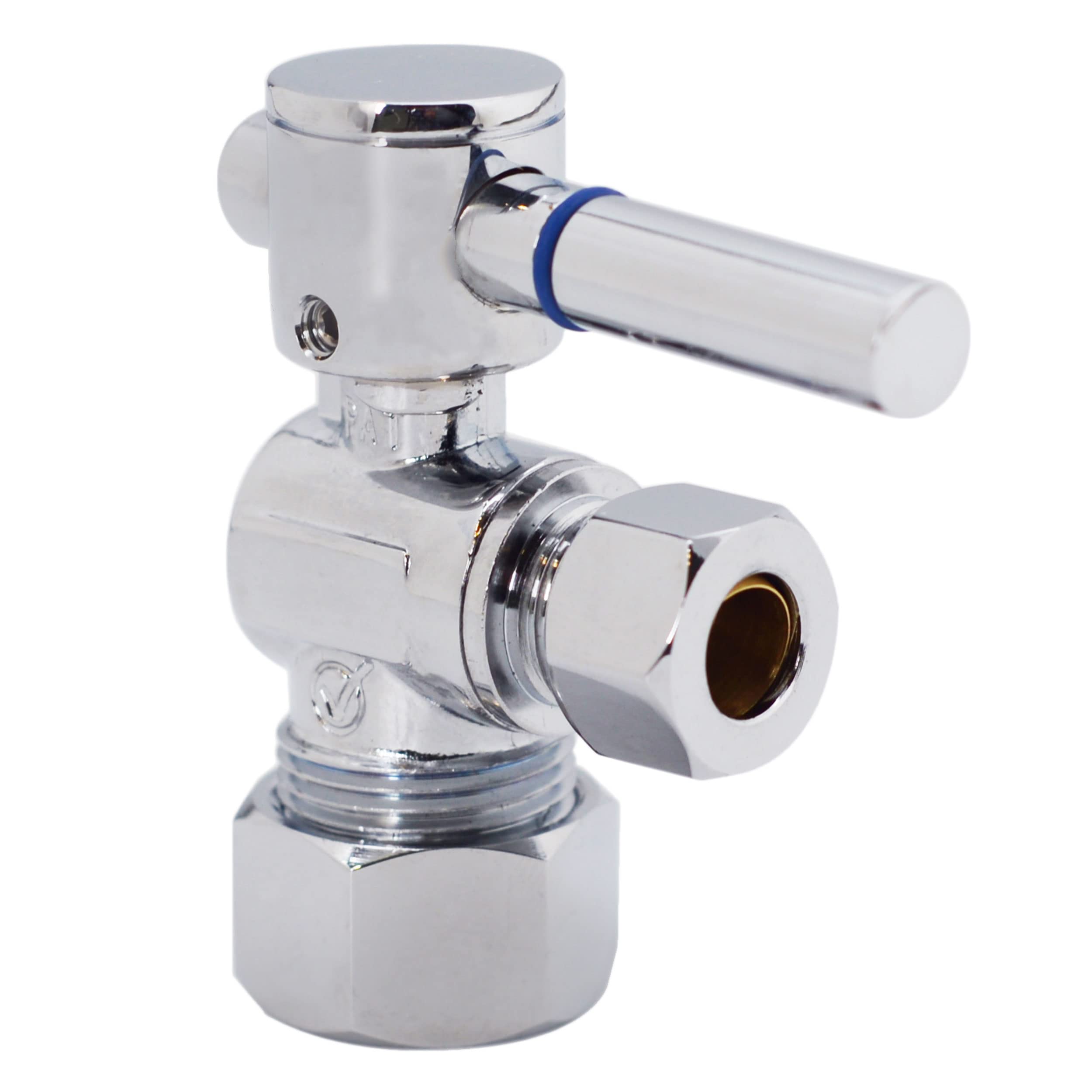 Westbrass - Kit de instalación de mango de compresión nominal para inodoro con línea de suministro de acero (1,27 cm), D1612TBL-26