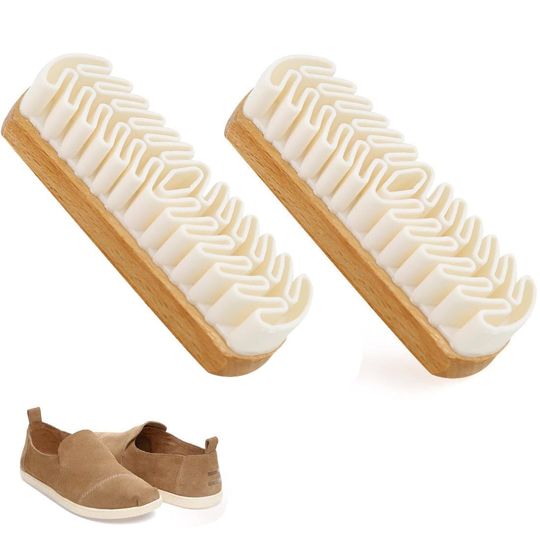 Kit Pulizia Scarpe Scamosciate - Spazzola E Gomma, Per Camoscio E Nubuck - Foto 8