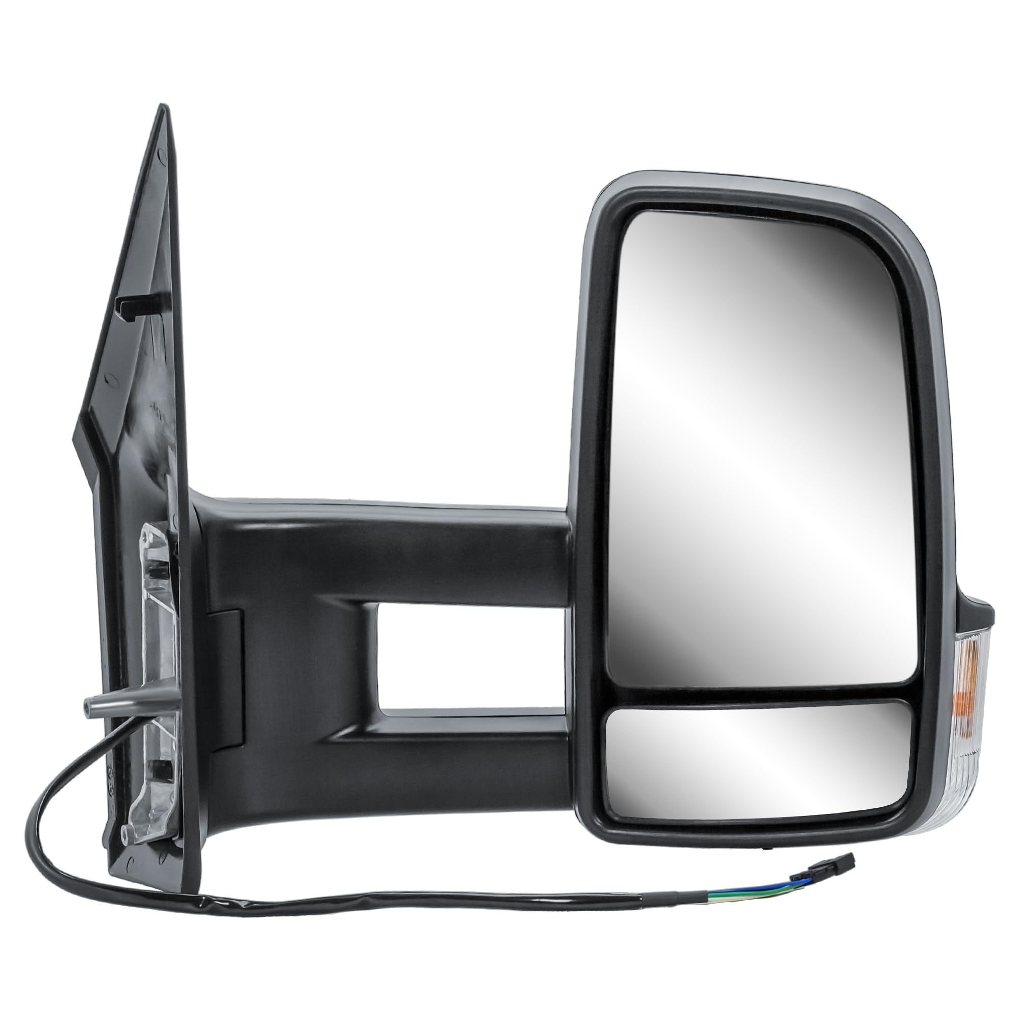 Außenspiegel Spiegel Rechts Beifahrerseite Langer Arm Elektrisch und Beheizbar mit Blinker Für Mercedes Sprinter 906 VW crafter 2006-2018