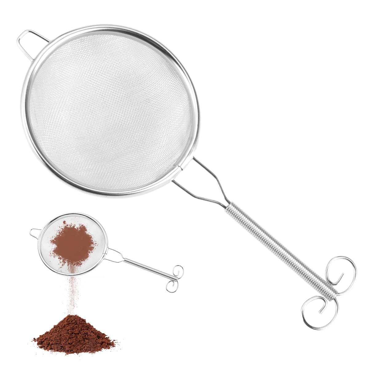 Colino A Maglia Fine, Setaccio Da Cucina Con Maglia Fine, Scolapasta A Rete Con Manico 100200400 Mesh Per Filtrare Succhi Latte Caffe 400 Mesh 96019626