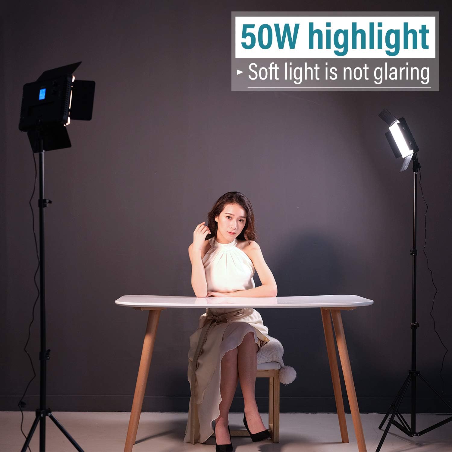 Frее Shірріng 🛒 VILTROX 50W/4700LM 3300K-5600K Bi-Color Dimmable LED Video Light Panel with Remote Control, Studio Lighting for Tiktok Instagram Flаѕh Dеаlѕ - 80% оƒƒ VILTROX 50W/4700LM 3300K-5600K Bi-Color Dimmable LED Video Light Panel with Remote Control, Studio Lighting for Tiktok Instagram