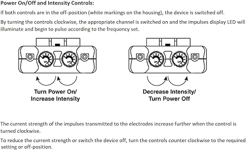 Miniatura 5 de Therapist's Choice® Estimulador muscular TENS Unit con accesorios – Unidad TENS Estimulador muscular para alivio del dolor de espalda, máquina TENS,