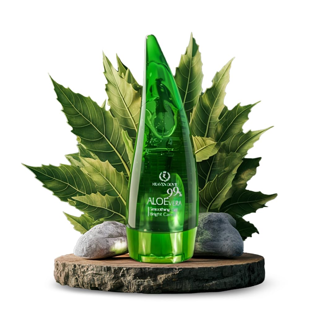 Pure Aloe Vera Gel – Organic Moisturizer for Face, Skin & Hair – Lightweight, Fast-Absorbing, Non-Sticky Formula – 260ml (8.5 oz)