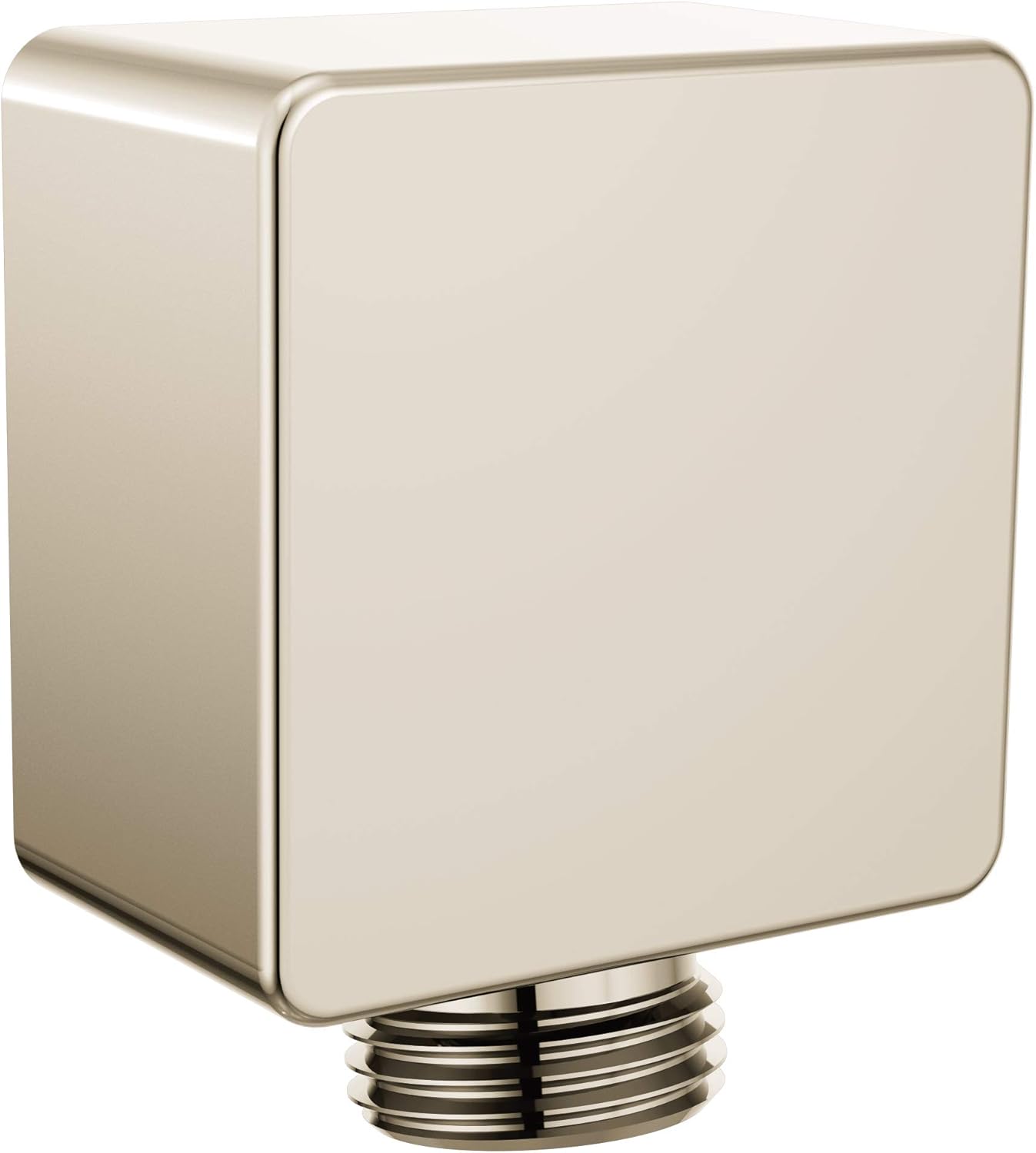 Moen A721NL Square Drop Ell Handheld Shower Wall Connector, Polished