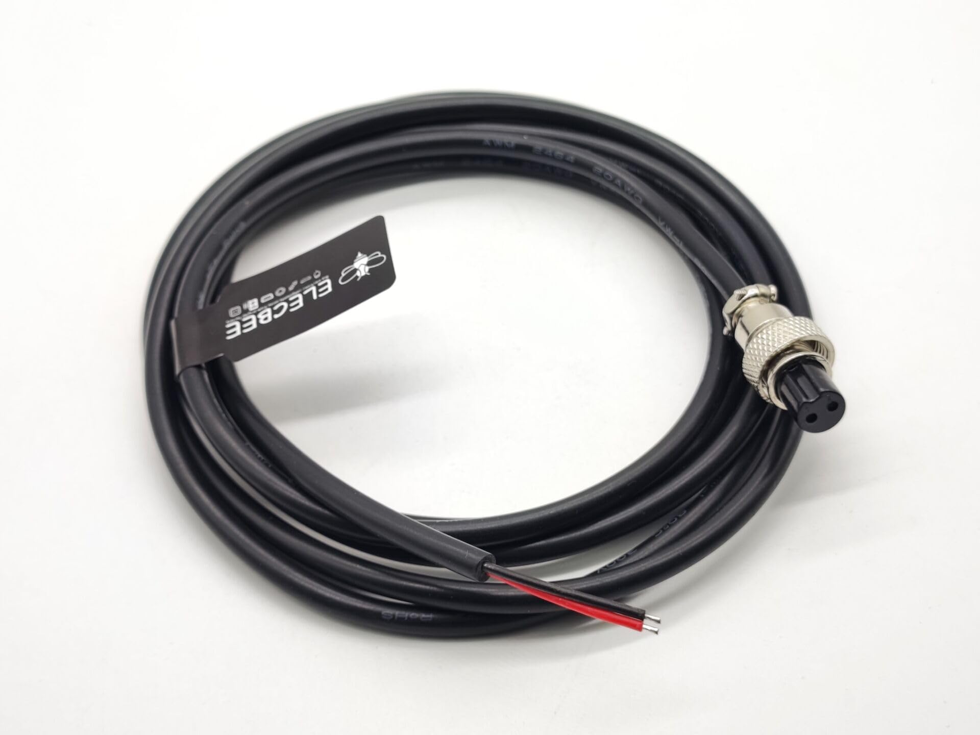 Elecbee GX12 7-Pin Aviation Connector Cable - 1 Meter Female Socket For Industrial Equipment