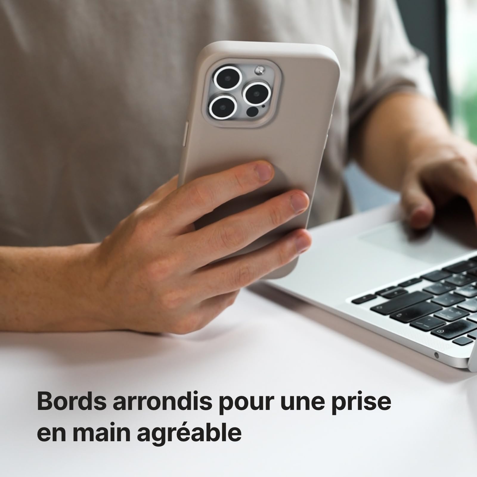 RhinoShield Coque SolidSuit avec MagSafe pour iPhone 14/13