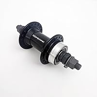 Vista 5 de Parte de rueda de bicicleta Buje delantero de bicicleta 36 agujeros, aleación de alumbre, 3.937 in de ancho, cubo delantero de bicicleta