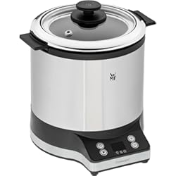 Olla Arrocera Digital Oster WMF Kitchenminis - Arrocera con 1L Capacidad, Ahorro de Espacio, Mantenimiento Automático del Calor, Cocinar Quinoa, Lentejas, Garbanzos y Verduras, Acero Inoxidable Cromargan, 220W