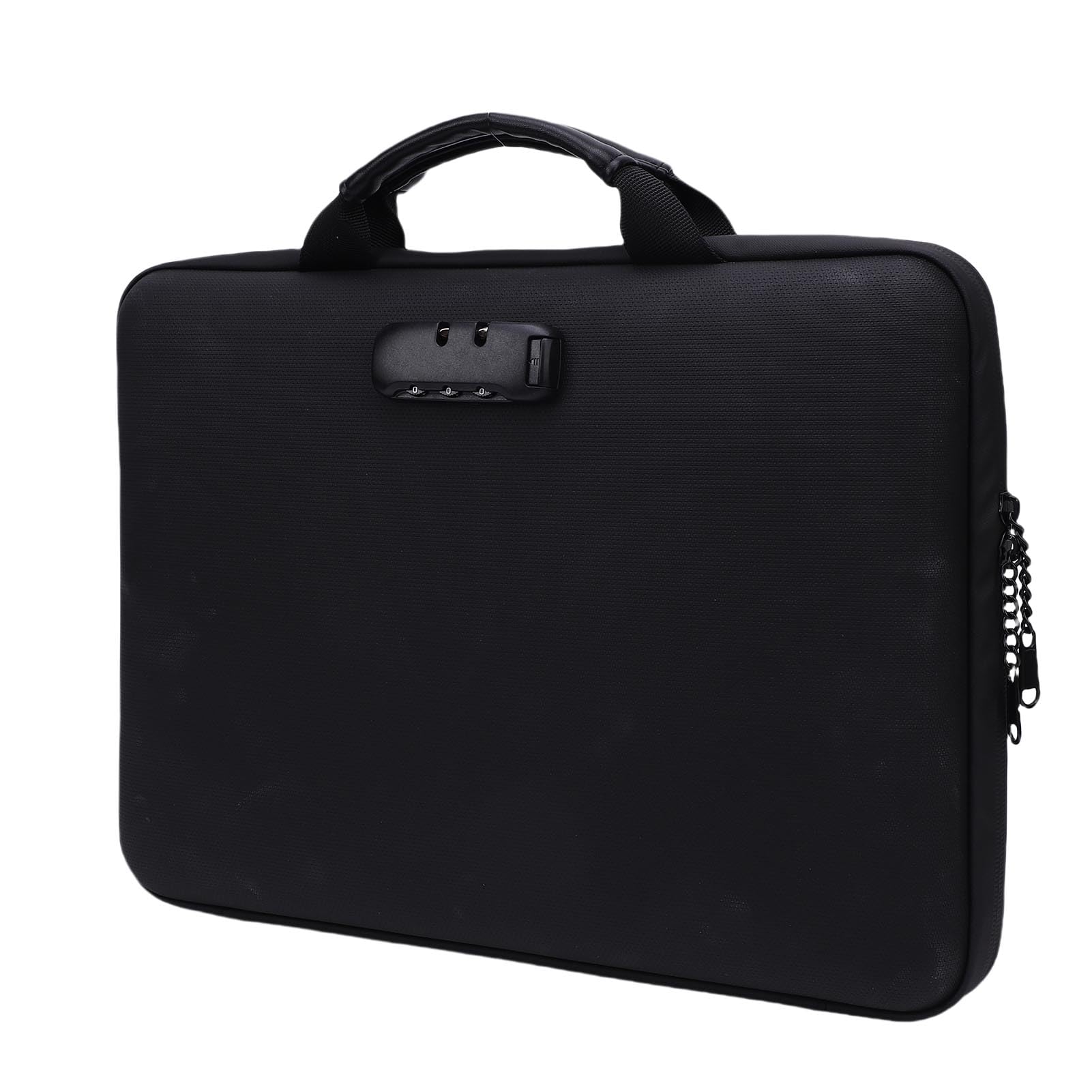 Cartella Portadocumenti Ignifuga con Design a 13 Tasche per L'archiviazione dei Documenti, Scatola Portadocumenti Ignifuga con Serratura per Ufficio e Casa - Panno Composito in Silicone +